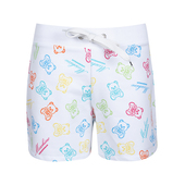 短裤 moschino 莫斯奇诺小熊印花女士系带休闲裤 女春夏特卖XY