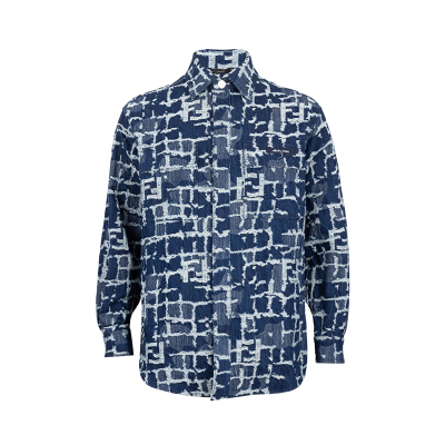 FENDI男士牛仔衬衫外套