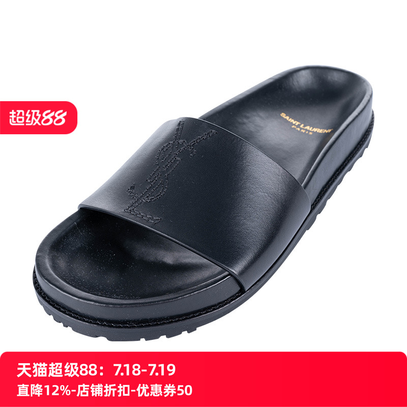 圣罗兰女士凉拖鞋沙滩拖