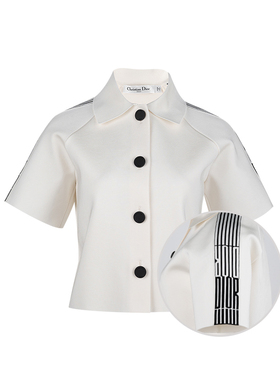 Dior/迪奥女士Graphique 翻领短款短袖POLO衫女夏2026年新品推选