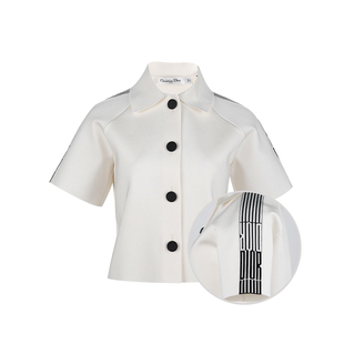 短袖 翻领短款 POLO衫 女夏2026年新品 Dior 促销 迪奥女士Graphique