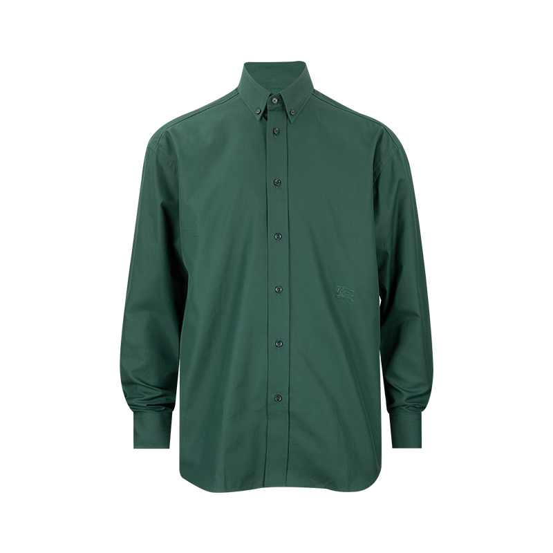 博柏利男士休闲全棉长袖衬衫男