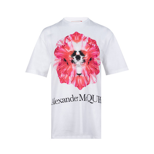 亚历山大·麦昆女士全棉短袖T恤