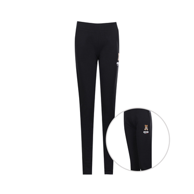 moschino/莫斯奇诺印花泰迪熊logo女士运动长裤降价XY