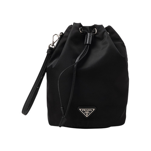 普拉达女士水桶包单肩斜挎包