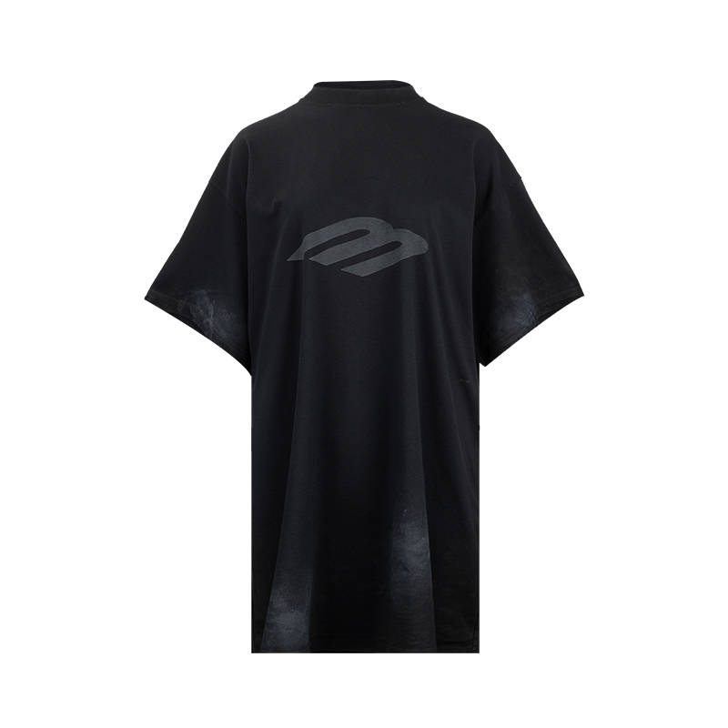 Balenciaga女士印花圆领短袖T恤