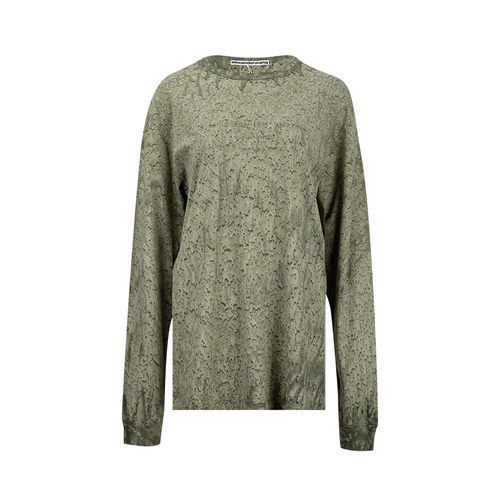 AlexanderWang女士印花长袖T恤