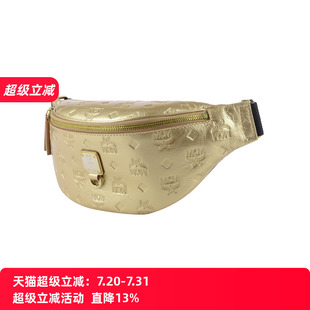 MCM休閑LOGO標(biāo)志男女同款 腰包胸包男女精選