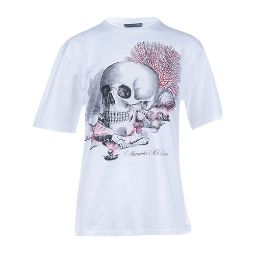 亚历山大·麦昆女士全棉短袖T恤