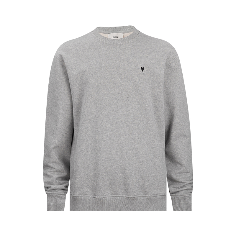 AMIPARIS男士纯色徽标长袖卫衣