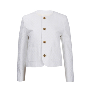 CELINE赛琳女士绗缝棉质长袖夹克外套女秋冬2026年新品促销