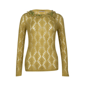 Ermanno Scervino镂空女士长袖 针织毛衣秋冬降价XY