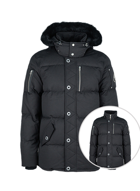 MOOSE KNUCKLES/慕瑟纳可男经典3Q 绗缝羽绒服男士冬季新款