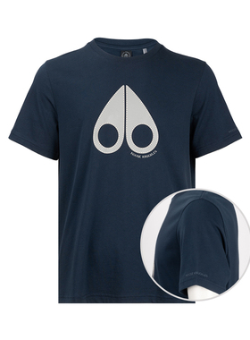 MOOSE KNUCKLES/慕瑟纳可男士全棉圆领短袖T恤男2026年春夏新款XY