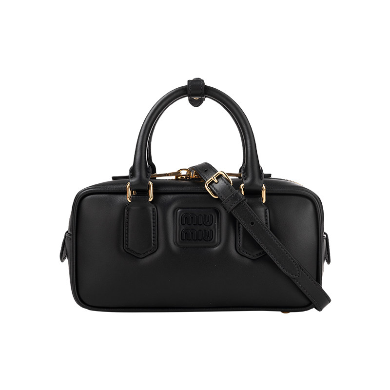 MIU MIU缪缪女士徽标可调节肩带单肩斜挎包女2026年新品推广