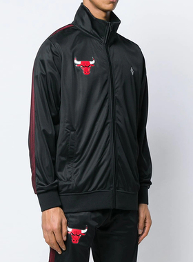 MARCELO BURLON&NBA公牛队联名款立领拉链男士休闲衫秋冬钜惠XY