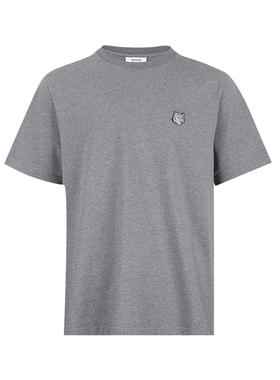 Maison Kitsune男狐狸机缝章全棉短袖T恤男士2026年新品推选XY