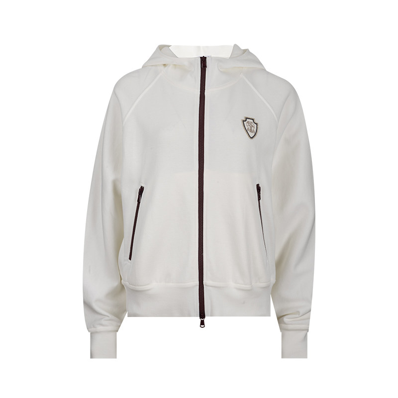 Brunello Cucinelli女士连帽徽标长袖卫衣女春秋2025年秋冬新款