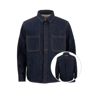 华伦天奴男士 外套男春秋款 休闲牛仔衬衫 衬衫 长袖 Valentino