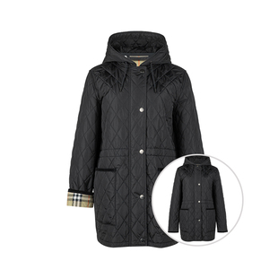 BURBERRY 博柏利女士连帽拉链夹克棉服外套女秋冬2026年新品
