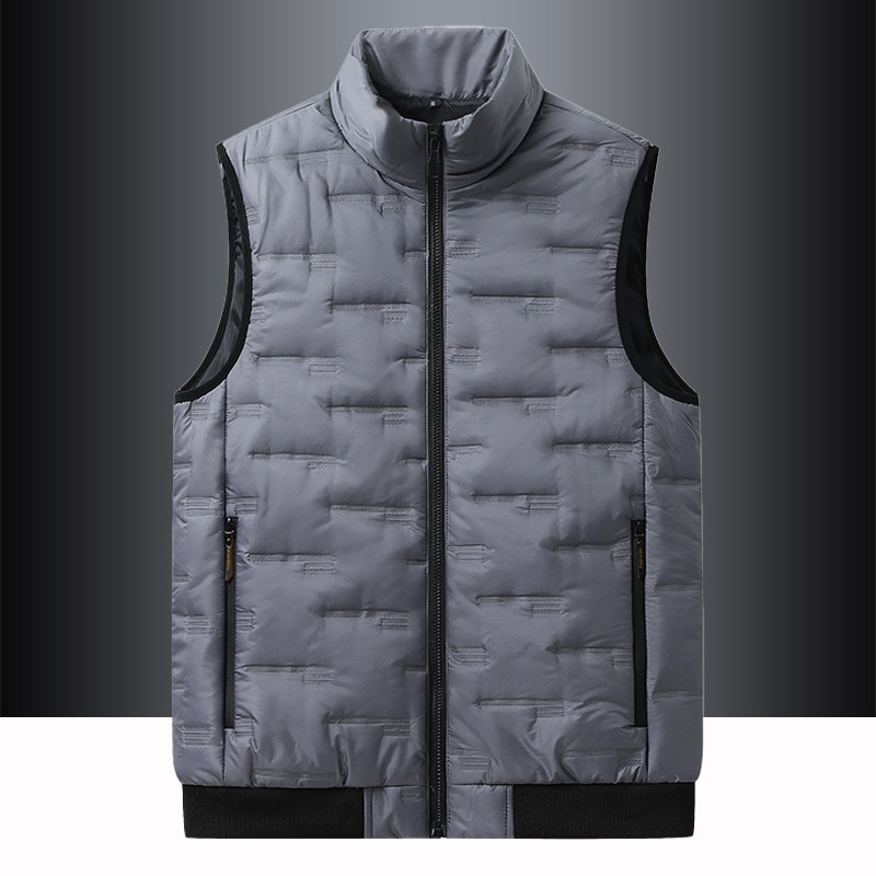 2026年羽绒棉马甲男秋冬季加厚保暖背心外套立领纯色拉链无袖坎肩,男装,常规马甲,淘宝优惠券,粉丝福利购,淘宝优惠卷