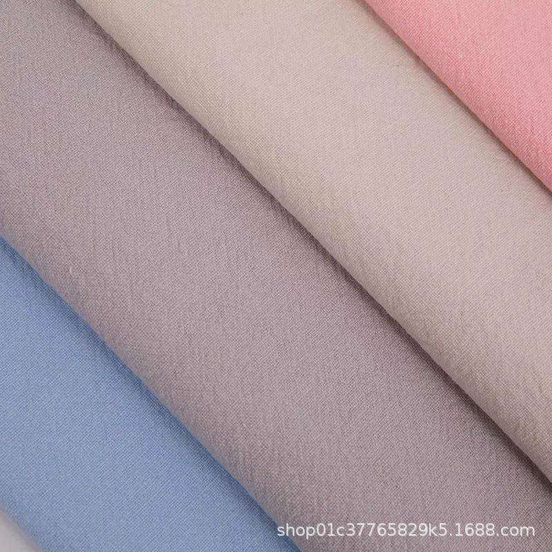 16支水洗棉全棉砂洗皱布纯棉布料 中式粗布唐装棉袄汉服衬衫面料,居家布艺,海绵垫/布料/面料/手工diy,淘宝优惠券,粉丝福利购,淘宝优惠卷