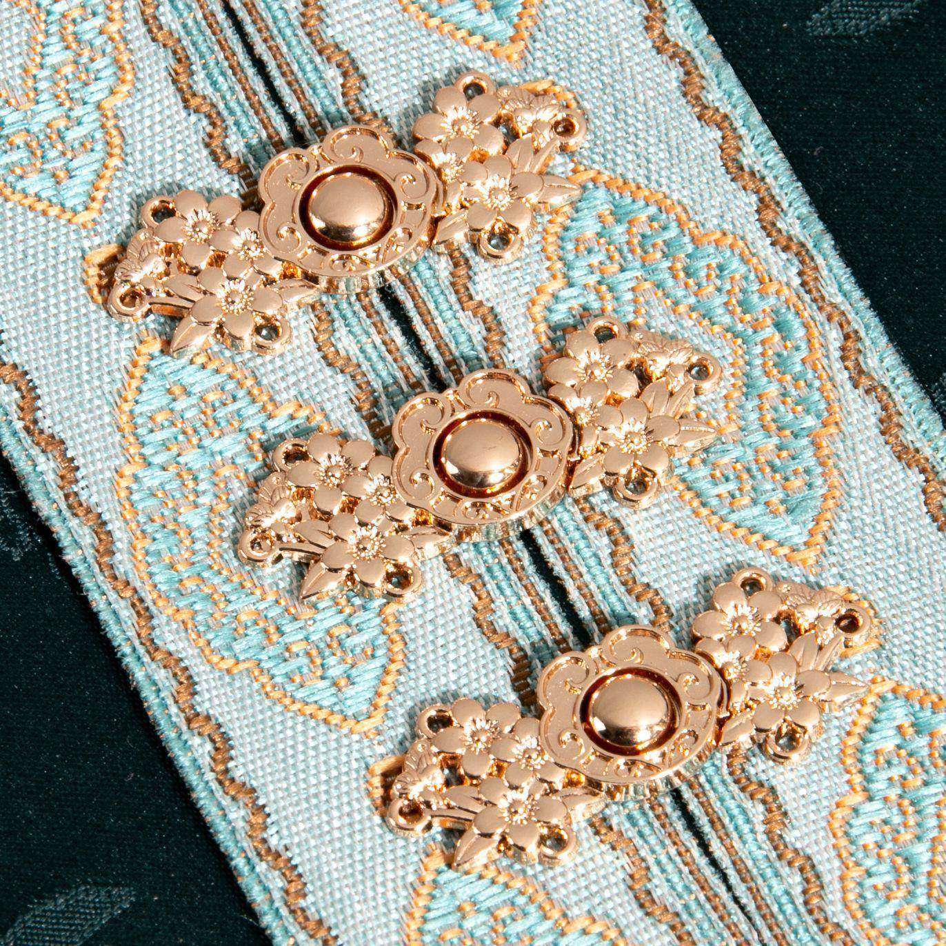 汉服旗袍桃花金属子母盘扣复古中国风搭扣古装衣服对扣HF126,居家布艺,纽扣,淘宝优惠券,粉丝福利购,淘宝优惠卷