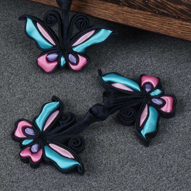 纽扣扣子旗袍唐装中国风中式礼服汉服蒙古服装饰盘扣蝴蝶手工布扣,居家布艺,纽扣,淘宝优惠券,粉丝福利购,淘宝优惠卷