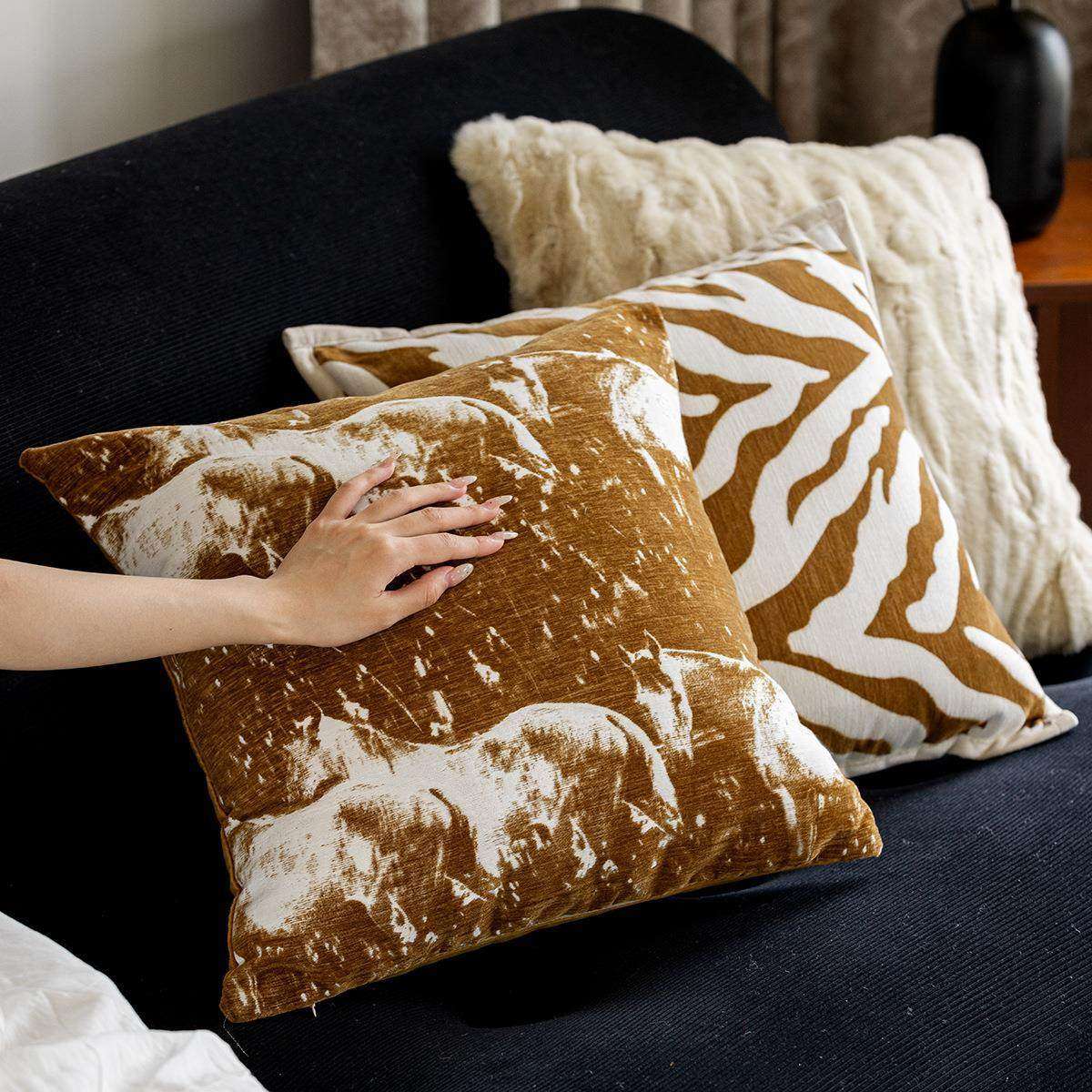 轻奢沙发抱枕高级感现代简约客厅装饰靠垫靠背床头卧式靠枕抱枕套,床上用品,化纤被,淘宝优惠券,粉丝福利购,淘宝优惠卷