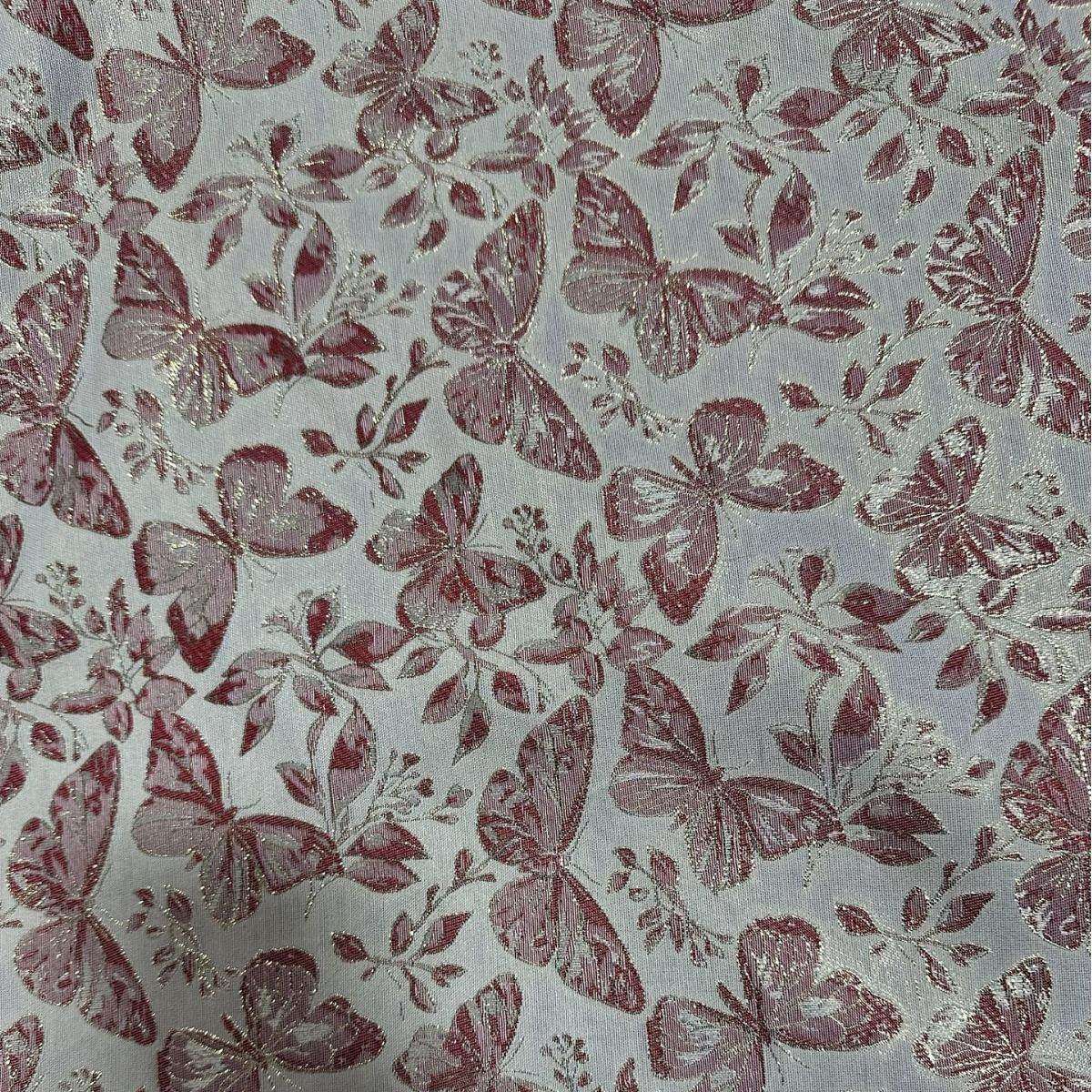 金丝蝴蝶色织提花面料汉服女装童装箱包装饰bjd娃衣布料8024,居家布艺,海绵垫/布料/面料/手工diy,淘宝优惠券,粉丝福利购,淘宝优惠卷