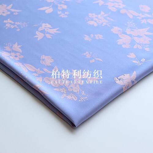 TR高品质双色暗纹提花布料双面梭织国风汉服衬衫马甲女装童装面料
