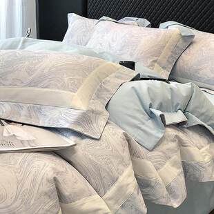 日織西川｜100支A类全棉超细旦长绒棉磨毛四件套秋冬加厚纯棉纹理