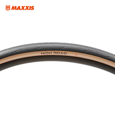 【新款黄边胎】MAXXIS玛吉斯HIGH ROAD公路自行车开口真空外胎