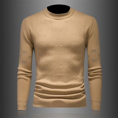 冬季欧货潮牌修身男款羊毛衫