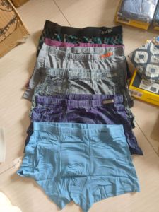 品牌撤柜男士内裤莫代尔纯色大童内裤学生男生瘦平角裤头轻薄裤衩