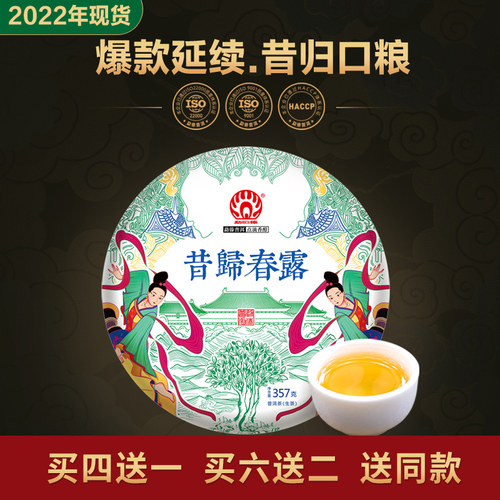 经典延续勐傣昔归生茶普洱茶