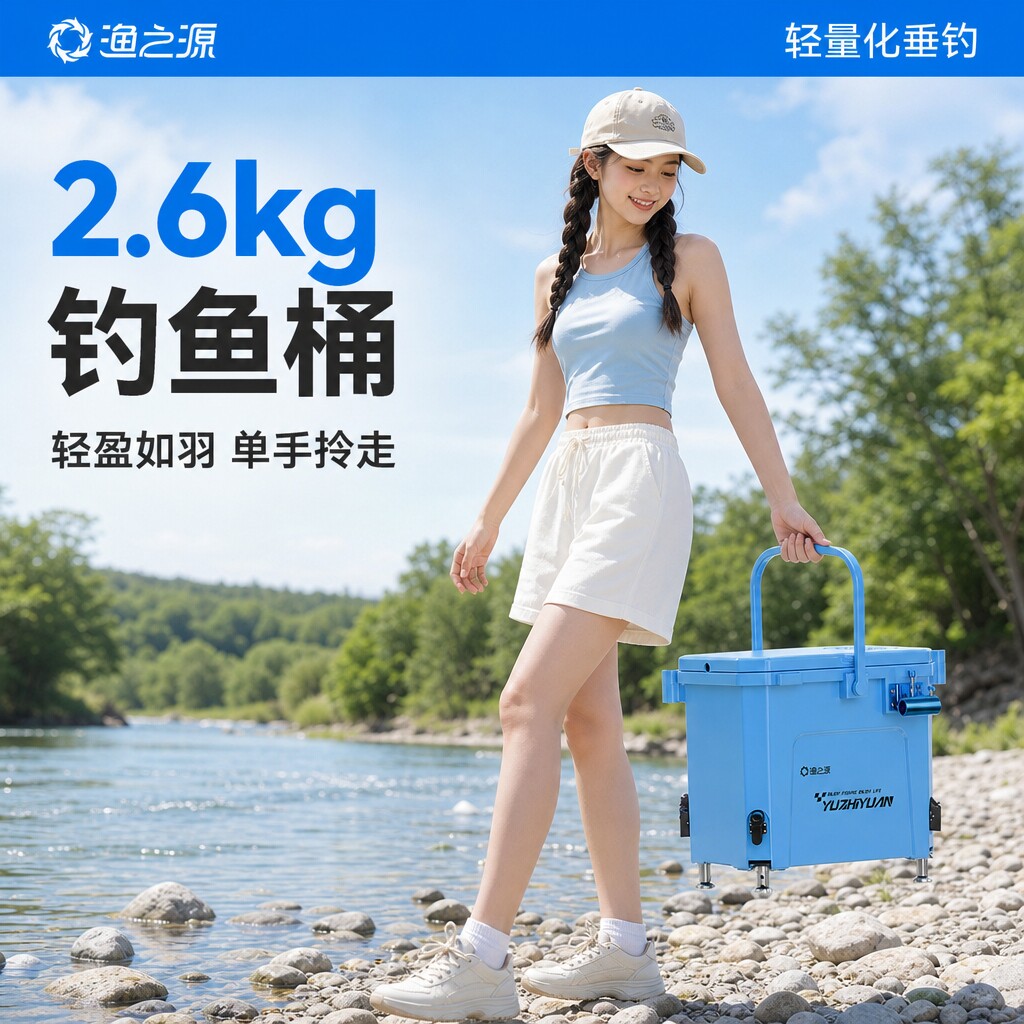 渔之源钓鱼桶钓箱全套鱼桶野钓专用钓鱼装备2025新款装鱼箱活鱼箱