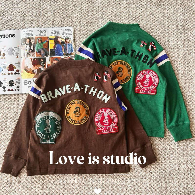 潮企鹅刺绣儿童休闲运动卫衣开衫