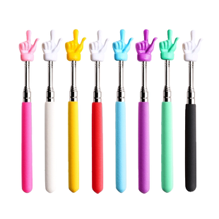 可伸缩教鞭指读棒儿童阅读看书伸缩手指棒大号指挥棍读笔教学幼儿园早教教具教师专用黑板钢琴指引认读家用杆