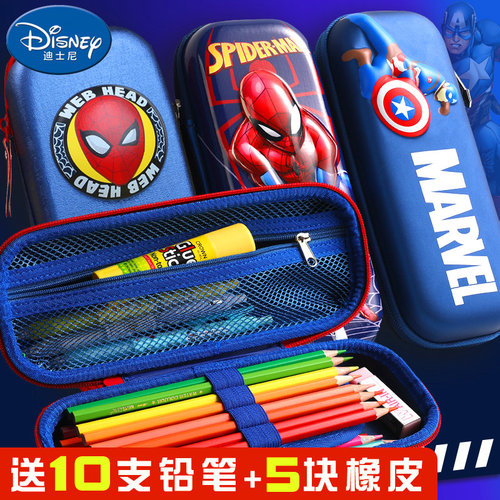 迪士尼笔袋男简约多层学生奖品