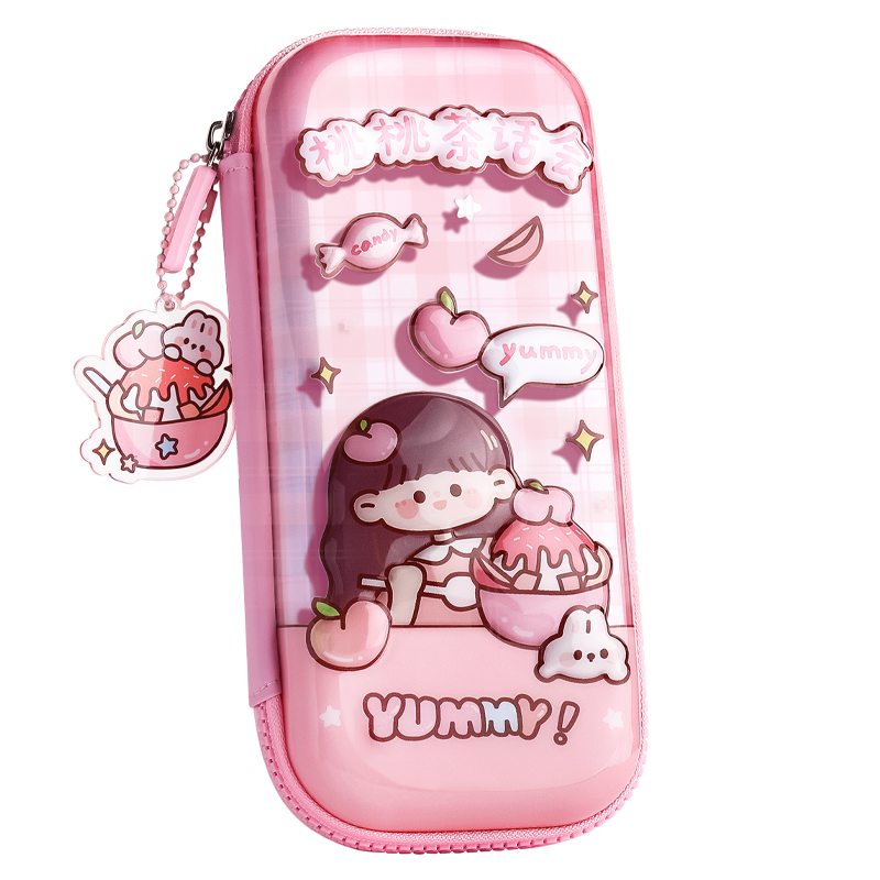 文具盒女小学生笔袋女孩一年级女生用大容量文具袋女款儿童铅笔盒高颜值幼儿园可爱笔盒2024年新款流行铅笔袋