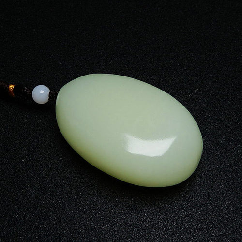 玉把件青白玉文玩手把玩件男