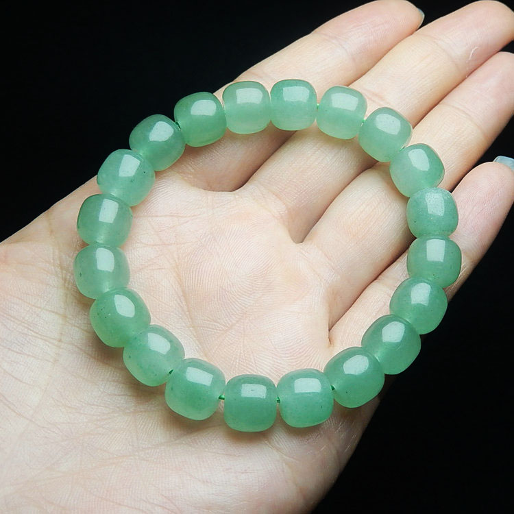 玉石串珠子男女情侣款手链玉手串