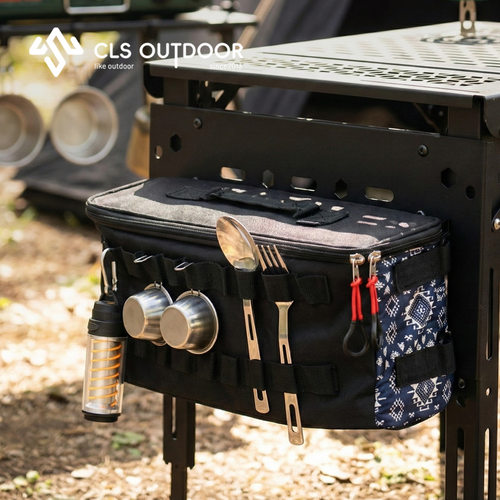 CLS户外铝板桌侧挂包IGT桌拓展置物篮收纳包露营折叠EDC多功能包