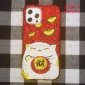 13奥地利水晶pro水钻14镶钻max苹果16手机壳适用iphone华为订做15