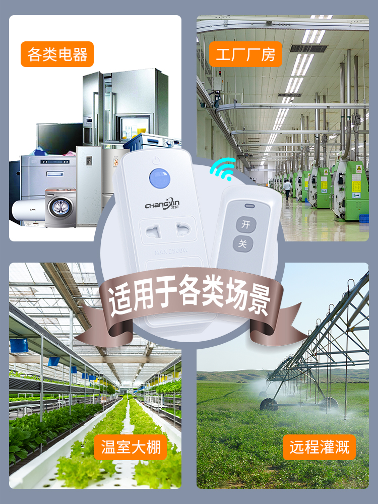 Remote control switch: wireless remote control, 220v socket, water pump, remote control, power supply, remote control, controller, household