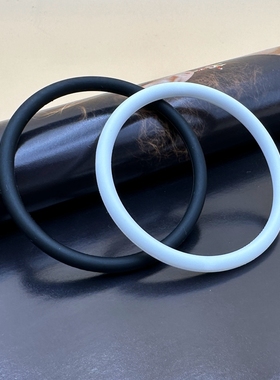 极简黑白手环硅胶森系