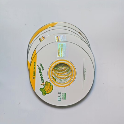 10片香蕉CD-R光碟原料刻录盘