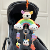 婴儿玩具宝宝推车挂件0 安全座椅摇铃床头风铃玩偶车载饰床铃 1岁