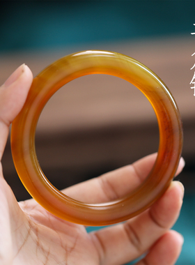 天然整圈羊角手镯子送女友妈妈礼